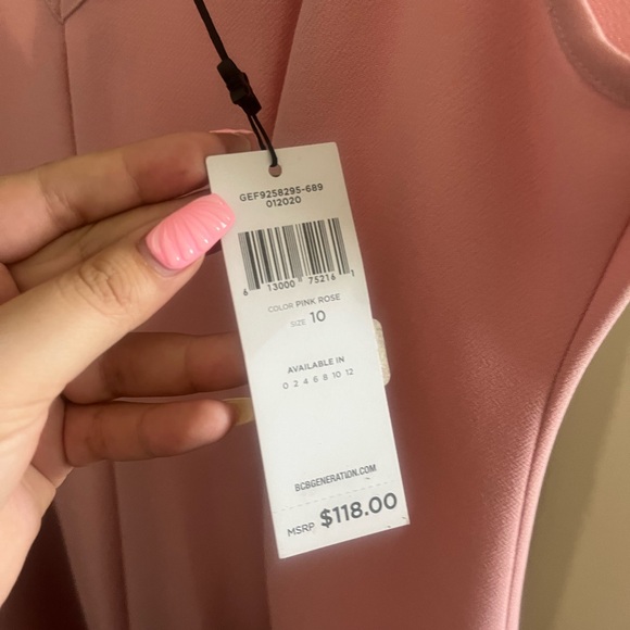 BCBGeneration Pink Rose romper - Picture 10 of 11